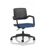 Cosmo Task Operator Chair Black Frame Bespoke Colour Seat Quest Limpet KCUP4739