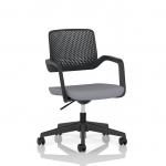 Cosmo Task Operator Chair Black Frame Bespoke Colour Seat Quest Shell KCUP4742