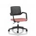 Cosmo Task Operator Chair Black Frame Bespoke Colour Seat Quest Shrimp KCUP4743