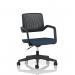 Cosmo Task Operator Chair Black Frame Bespoke Colour Seat Quest Whelk KCUP4744