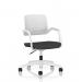 Cosmo Task Operator Chair White Frame Bespoke Colour Seat Quest Mussel KCUP4760
