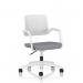 Cosmo Task Operator Chair White Frame Bespoke Colour Seat Quest Shell KCUP4762