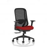 Prism Mesh Back Chair With Height Adjustable Arms Bespoke Colour Seat Bergamot Cherry KCUP4765