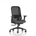 Prism Mesh Back Chair With Height Adjustable Arms Bespoke Colour Seat Rivet Fuse KCUP4774