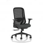 Prism Mesh Back Chair With Height Adjustable Arms Bespoke Colour Seat Quest Mussel KCUP4780