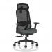 Prism Mesh Back Chair With Height Adjustable Arms with Headrest Bespoke Colour Seat Rivet Tensile KCUP4796