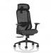Prism Mesh Back Chair With Height Adjustable Arms with Headrest Bespoke Colour Seat Quest Mussel KCUP4800