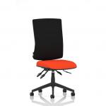 Orlena High Back Task Operator Chair Bespoke Colour Seat Tabasco Orange KCUP4811