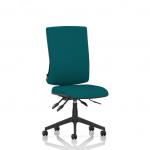Orlena High Back Task Operator Chair Bespoke Colour Back And Seat Maringa Teal KCUP4827