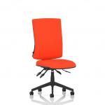 Orlena High Back Task Operator Chair Bespoke Colour Back And Seat Tabasco Orange KCUP4831