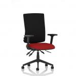 Orlena High Back Task Operator Chair With Arms Bespoke Colour Seat Bergamot Cherry KCUP4845