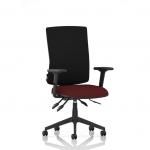 Orlena High Back Task Operator Chair With Arms Bespoke Colour Seat Ginseng Chilli KCUP4846