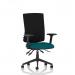 Orlena High Back Task Operator Chair With Arms Bespoke Colour Seat Maringa Teal KCUP4847