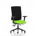 Orlena High Back Task Operator Chair With Arms Bespoke Colour Seat Myrrh Green KCUP4848