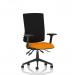 Orlena High Back Task Operator Chair With Arms Bespoke Colour Seat Senna Yellow KCUP4849