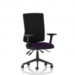 Orlena High Back Task Operator Chair With Arms Bespoke Colour Seat Tansy Purple KCUP4852