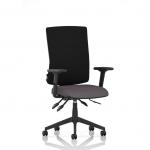 Orlena High Back Task Operator Chair With Arms Bespoke Colour Seat Rivet Fuse KCUP4854