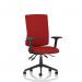 Orlena High Back Task Operator Chair With Arms Bespoke Colour Back And Seat Bergamot Cherry KCUP4865