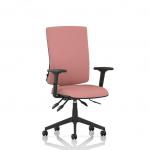 Orlena High Back Task Operator Chair With Arms Bespoke Colour Back And Seat Quest Shrimp KCUP4883