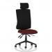 Orlena High Back Task Operator Chair With Headrest Bespoke Colour Seat Ginseng Chilli KCUP4886