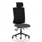 Orlena High Back Task Operator Chair With Headrest Bespoke Colour Seat Quest Mussel KCUP4900