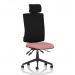 Orlena High Back Task Operator Chair With Headrest Bespoke Colour Seat Quest Shrimp KCUP4903