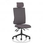 Orlena High Back Task Operator Chair With Headrest Bespoke Colour Back And Seat Rivet Fuse KCUP4914