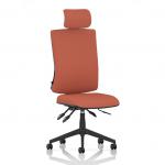 Orlena High Back Task Operator Chair With Headrest Bespoke Colour Back And Seat Quest Crab KCUP4917