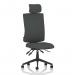 Orlena High Back Task Operator Chair With Headrest Bespoke Colour Back And Seat Quest Mussel KCUP4920