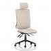 Orlena High Back Task Operator Chair With Headrest Bespoke Colour Back And Seat Quest Salt KCUP4921