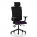 Orlena High Back Task Operator Chair With Arms And Headrest Bespoke Colour Seat Tansy Purple KCUP4932