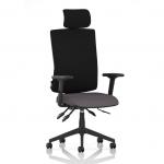 Orlena High Back Task Operator Chair With Arms And Headrest Bespoke Colour Seat Rivet Fuse KCUP4934