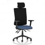 Orlena High Back Task Operator Chair With Arms And Headrest Bespoke Colour Seat Quest Limpet KCUP4939