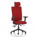 Orlena High Back Task Operator Chair With Arms And Headrest Bespoke Colour Back And Seat Bergamot Cherry KCUP4945