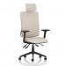 Orlena High Back Task Operator Chair With Arms And Headrest Bespoke Colour Back And Seat Quest Salt KCUP4961