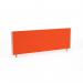 ImpulseEvolve Plus Bench Screen 1200 Silver Frame Bespoke Tabasco Orange Fabric LEB101