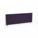 ImpulseEvolve Plus Bench Screen 1200 Silver Frame Bespoke Tansy Purple Fabric LEB103