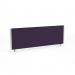 Impulse/Evolve Plus Bench Screen 1200 Bespoke Tansy Purple Silver Frame LEB103