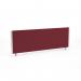 ImpulseEvolve Plus Bench Screen 1200 Silver Frame Bespoke Ginseng Chilli Fabric LEB104