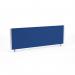 ImpulseEvolve Plus Bench Screen 1200 Silver Frame Bespoke Stevia Blue Fabric LEB107