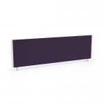 Impulse/Evolve Plus Bench Screen 1400 Bespoke Tansy Purple White Frame LEB127