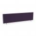 ImpulseEvolve Plus Bench Screen 1600 Silver Frame Bespoke Tansy Purple Fabric LEB135