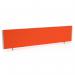 ImpulseEvolve Plus Bench Screen 1800 Silver Frame Bespoke Tabasco Orange Fabric LEB149