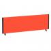 ImpulseEvolve Plus Bench Screen 1400 Bespoke Tabasco Orange Black Frame 