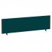 ImpulseEvolve Plus Bench Screen 1600 Bespoke Maringa Teal Black Frame 