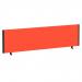 ImpulseEvolve Plus Bench Screen 1600 Bespoke Tabasco Orange Black Frame 