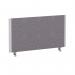 ImpulseEvolve Plus Bench Screen 800 Silver Frame Bespoke Rivet Fuse Fabric LEB257