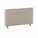 ImpulseEvolve Plus Bench Screen 800 Silver Frame Bespoke Quest Salt Fabric LEB264