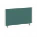 ImpulseEvolve Plus Bench Screen 800 White Frame Bespoke Quest Kelp Fabric LEB273