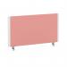 ImpulseEvolve Plus Bench Screen 800 White Frame Bespoke Quest Shrimp Fabric LEB278